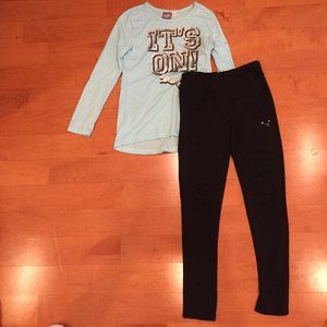 Puma Long Sleeves and Leggings Set